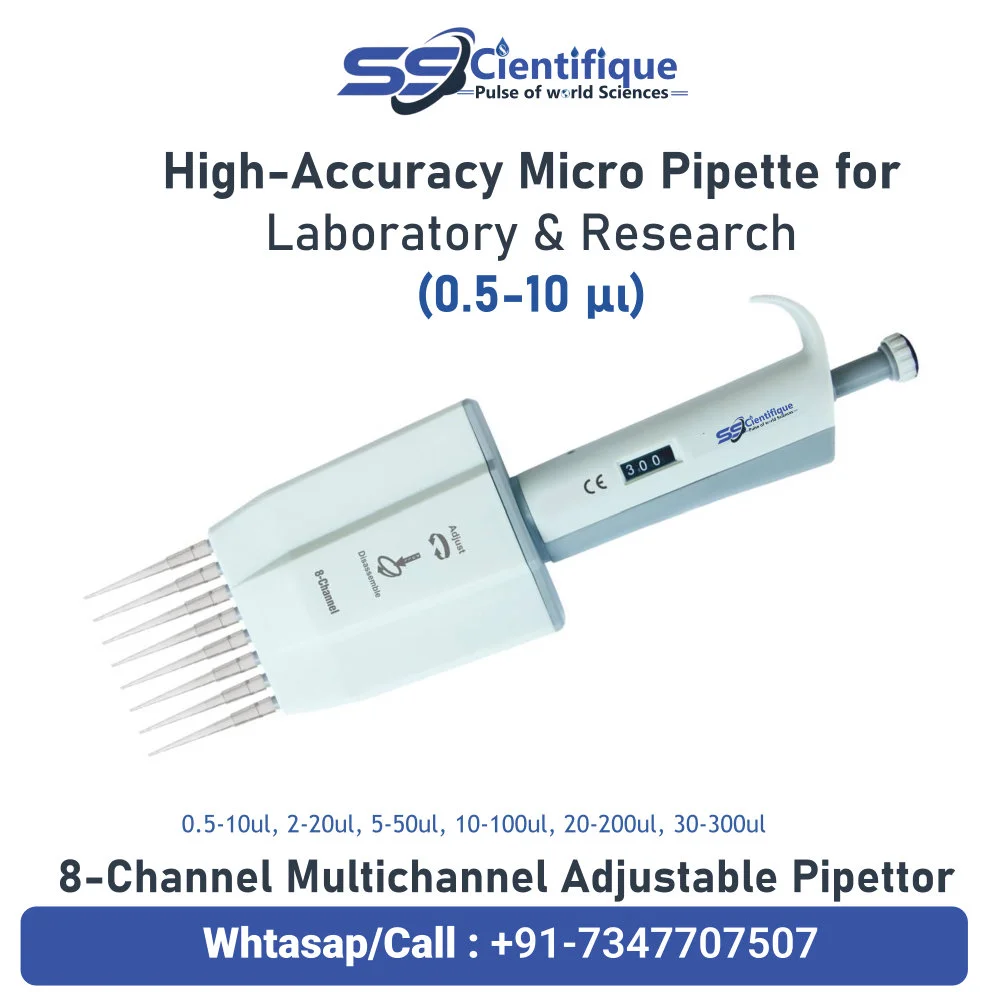 8 Channel Micropipette at Best Price in India & Nepal | High-Quality & Affordable 8 channel sscientifique