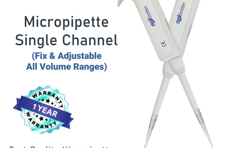 Micropipette Manufacturers in India |100-1000µL, 0.5-50µL, and 10-100µL Micropipette Manufacturers in India | SScientifique Pipettes