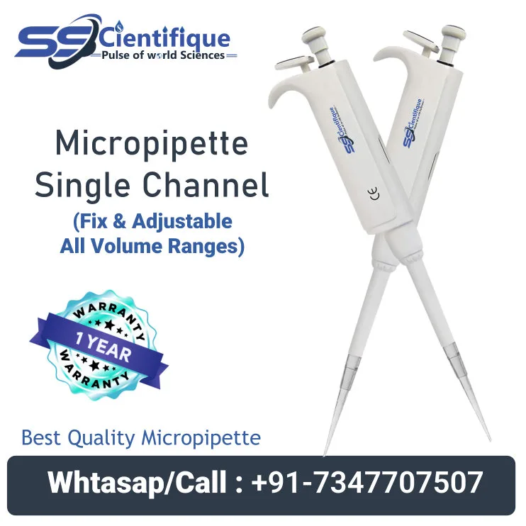 Micropipette Manufacturers in India | SScientifique Pipettes