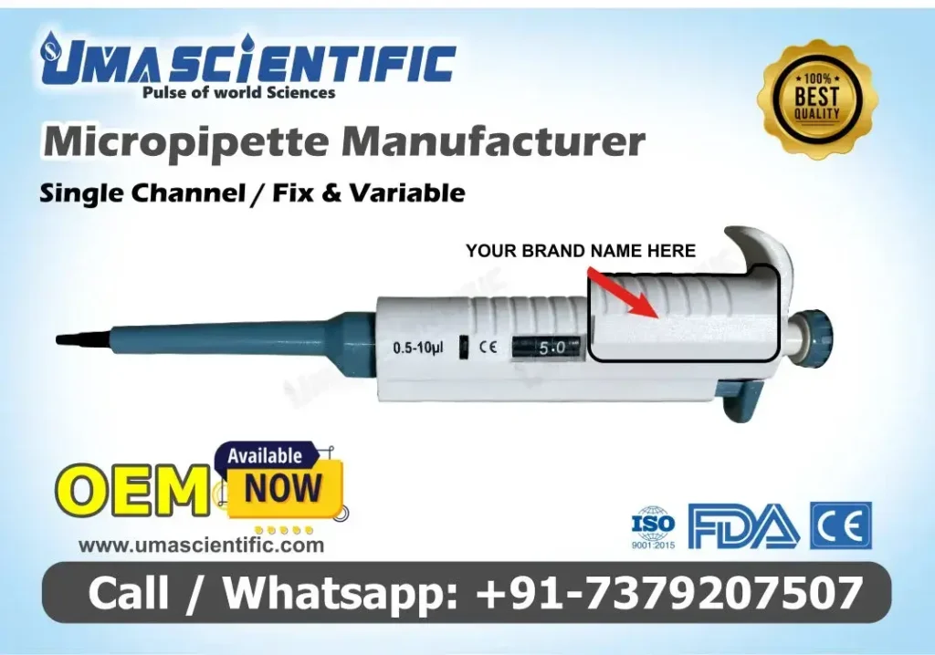 Micropipette Offering Across Indian States by Uma Scientific