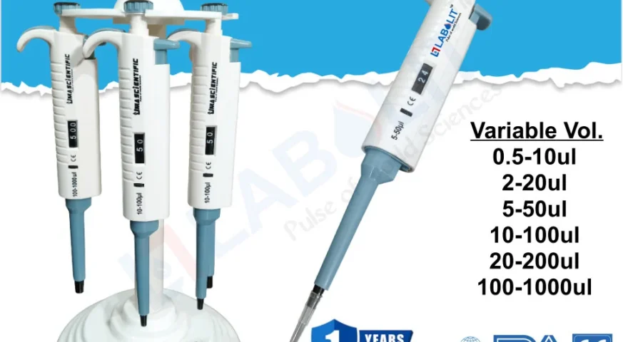 Micropipette Manufacturer Across India | Autoclave Pipettes Micropipette Manufacturer India | 5–50, 10–100, 100–1000 µL Best Micropipette Manufacturer India | Fixed & Variable Volume